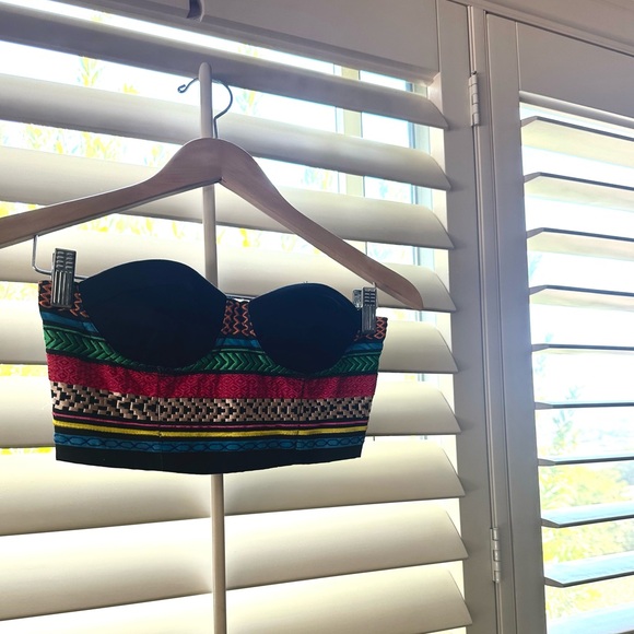 tribal bandeau with cups - Picture 5 of 6